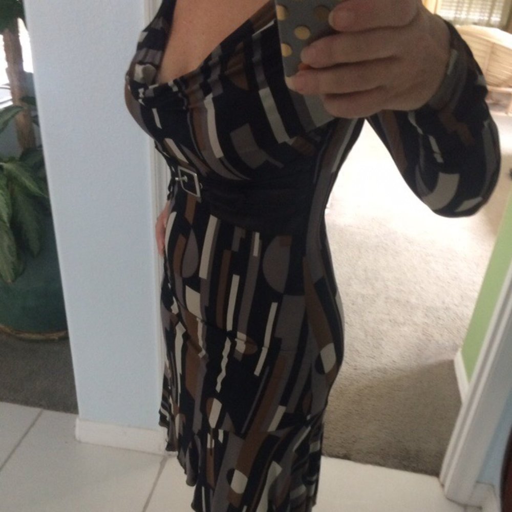 optical dress made in Italy
